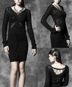 Ladies Gothic Clothing Punk Rave Lamentation Dress