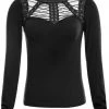 Punk Rave Layla Top Black