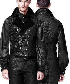 Mens Gothic Clothing Punk Rave Lucian Waistcoat