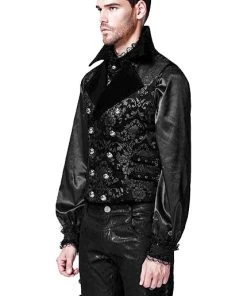 Mens Gothic Clothing Punk Rave Lucian Waistcoat