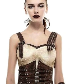 Punk Rave Lucid Belt Waist Cincher Steampunk Brown All Steampunk Accessories