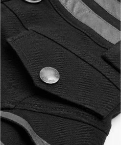 Ladies Gothic Clothing Punk Rave Maeve Shorts Black