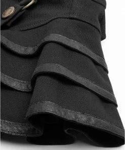 Ladies Gothic Clothing Punk Rave Maeve Shorts Black