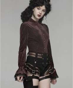 Punk Rave Maeve Shorts Brown