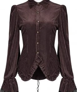 Punk Rave Maeve Brown Steampunk Shirt