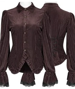 Punk Rave Maeve Brown Steampunk Shirt