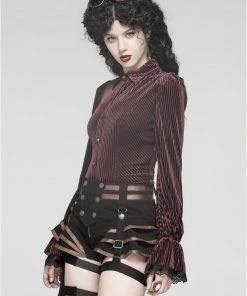 Punk Rave Maeve Brown Steampunk Shirt