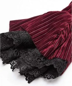 Punk Rave Maeve Red Shirt Ladies Gothic Clothing