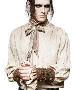 Punk Rave Pair Of Bedouin Wristbands Mens Steampunk Clothing 14 Punk Rave Pair Of Bedouin Wristbands Mens Steampunk Clothing