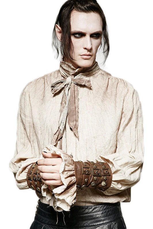 Punk Rave Pair Of Bedouin Wristbands Mens Steampunk Clothing 5 Punk Rave Pair Of Bedouin Wristbands Mens Steampunk Clothing