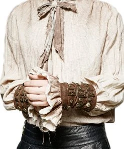 Punk Rave Pair Of Bedouin Wristbands Mens Steampunk Clothing 17 Punk Rave Pair Of Bedouin Wristbands Mens Steampunk Clothing