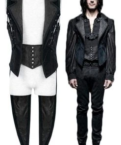 Mens Gothic Clothing Punk Rave Prince Of Persia Waistcoat Y-648
