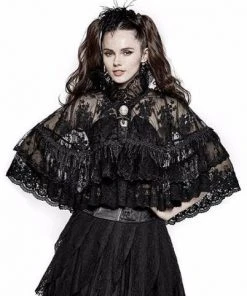 Punk Rave Princessin Bolero Cloak Ladies Gothic Clothing