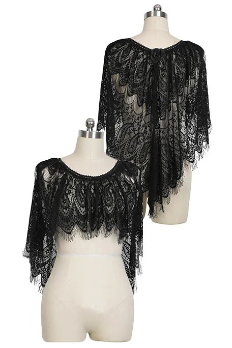 Ladies Gothic Clothing Punk Rave Peacock Cape S-151 3 Ladies Gothic Clothing Punk Rave Peacock Cape S-151