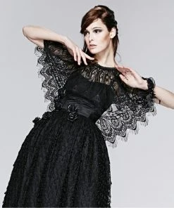 Ladies Gothic Clothing Punk Rave Peacock Cape S-151 14 Ladies Gothic Clothing Punk Rave Peacock Cape S-151