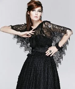 Ladies Gothic Clothing Punk Rave Peacock Cape S-151 15 Ladies Gothic Clothing Punk Rave Peacock Cape S-151