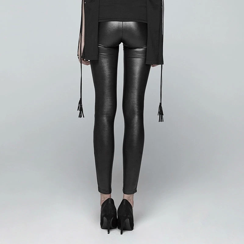 Ladies Gothic Clothing Punk Rave She Devil Leggings Black WK-342 10 Ladies Gothic Clothing Punk Rave She Devil Leggings Black WK-342