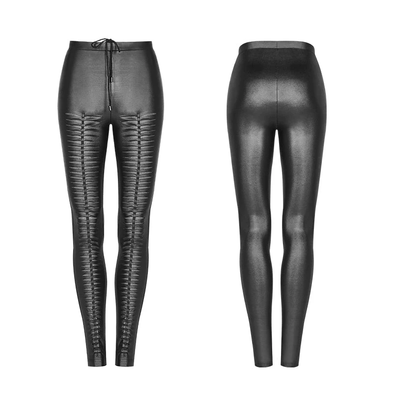 Ladies Gothic Clothing Punk Rave She Devil Leggings Black WK-342 8 Ladies Gothic Clothing Punk Rave She Devil Leggings Black WK-342