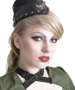 Punk Rave Soldier Side Cap Steampunk Hats