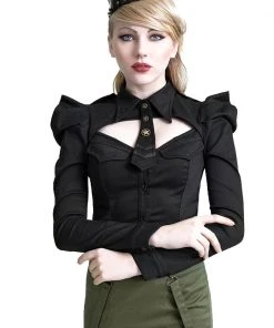 Punk Rave Soldier Side Cap Steampunk Hats