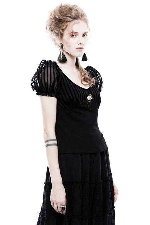 Punk Rave Romantic Puffy Sleeves Top 9 Punk Rave Romantic Puffy Sleeves Top