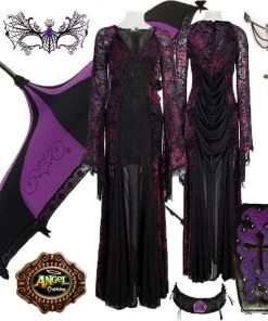 Ladies Gothic Clothing Punk Rave Opium Dress