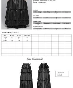 Punk Rave Syrens Song Skirt