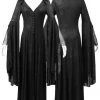 Punk Rave Theatre Of Tragedy Long Gown / Coat Y-510 Ladies Gothic Clothing