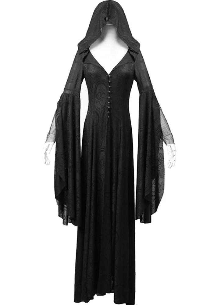 Punk Rave Theatre Of Tragedy Long Gown / Coat Y-510 Ladies Gothic Clothing 6 Punk Rave Theatre Of Tragedy Long Gown / Coat Y-510 Ladies Gothic Clothing