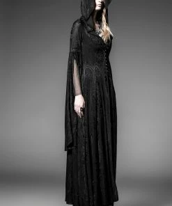 Punk Rave Theatre Of Tragedy Long Gown / Coat Y-510 Ladies Gothic Clothing 20 Punk Rave Theatre Of Tragedy Long Gown / Coat Y-510 Ladies Gothic Clothing