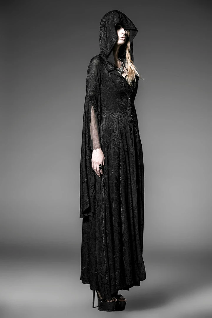 Punk Rave Theatre Of Tragedy Long Gown / Coat Y-510 Ladies Gothic Clothing 10 Punk Rave Theatre Of Tragedy Long Gown / Coat Y-510 Ladies Gothic Clothing