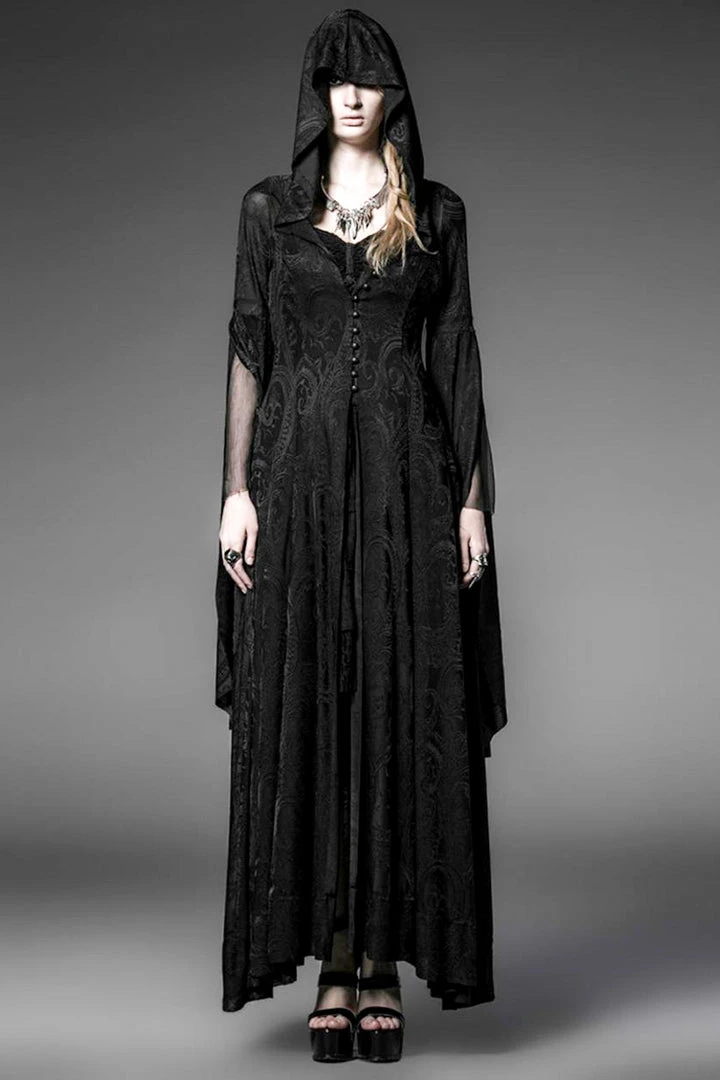 Punk Rave Theatre Of Tragedy Long Gown / Coat Y-510 Ladies Gothic Clothing 9 Punk Rave Theatre Of Tragedy Long Gown / Coat Y-510 Ladies Gothic Clothing