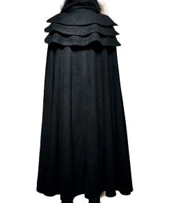 Punk Rave Winterfell Cloak Black Mens Mens Gothic Clothing