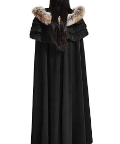 Punk Rave Winterfell Cloak Black Ladies