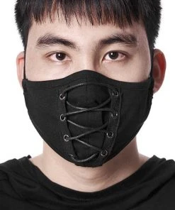 Punk Rave Laced Face Mask