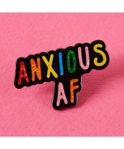 Punky Pins Anxious AF Enamel Pin