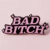 Pins, Badges And Patches Punky Pins Bad Bitch Enamel Pin