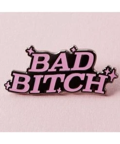 Pins, Badges And Patches Punky Pins Bad Bitch Enamel Pin