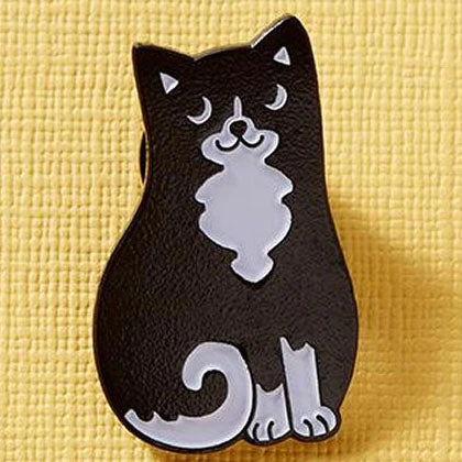 Punky Pins Black And White Cat Enamel Pin Pins, Badges And Patches 5 Punky Pins Black And White Cat Enamel Pin Pins, Badges And Patches