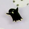 Gothic Accessories Punky Pins Black Ghost Enamel Pin