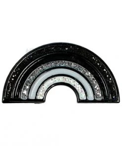 Pins, Badges And Patches Punky Pins Black Rainbow Enamel Pin