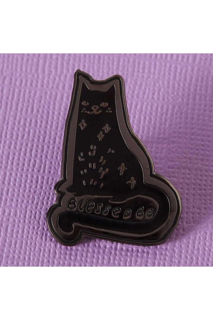 Punky Pins Blessed Be Cat Enamel Pin 3 Punky Pins Blessed Be Cat Enamel Pin