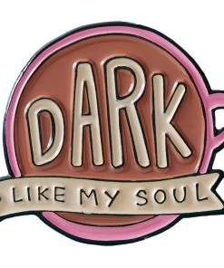 Pins, Badges And Patches Punky Pins Dark Like My Soul Coffee Enamel Pin 9 Pins, Badges And Patches Punky Pins Dark Like My Soul Coffee Enamel Pin