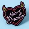 Punky Pins Heartbreaker Neon Sign Enamel Pin