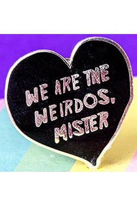 Pins, Badges And Patches Punky Pins We Are The Weirdos Mister Enamel Pin 3 Pins, Badges And Patches Punky Pins We Are The Weirdos Mister Enamel Pin