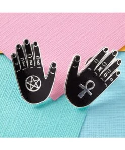 Pins, Badges And Patches Punky Pins Yes And No Hand Enamel Pin Set