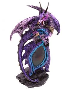 Puckator Purple Dragon Figurine On LED Dragon Eye