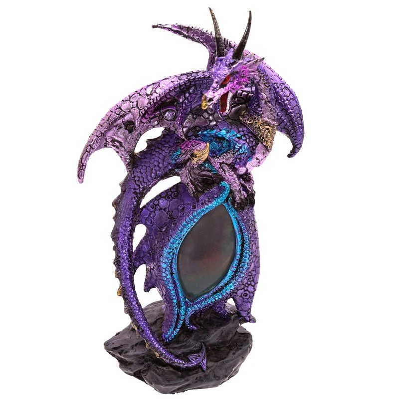 Puckator Purple Dragon Figurine On LED Dragon Eye 4 Puckator Purple Dragon Figurine On LED Dragon Eye