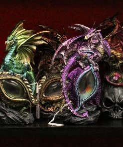 Puckator Purple Dragon Figurine On LED Dragon Eye 9 Puckator Purple Dragon Figurine On LED Dragon Eye