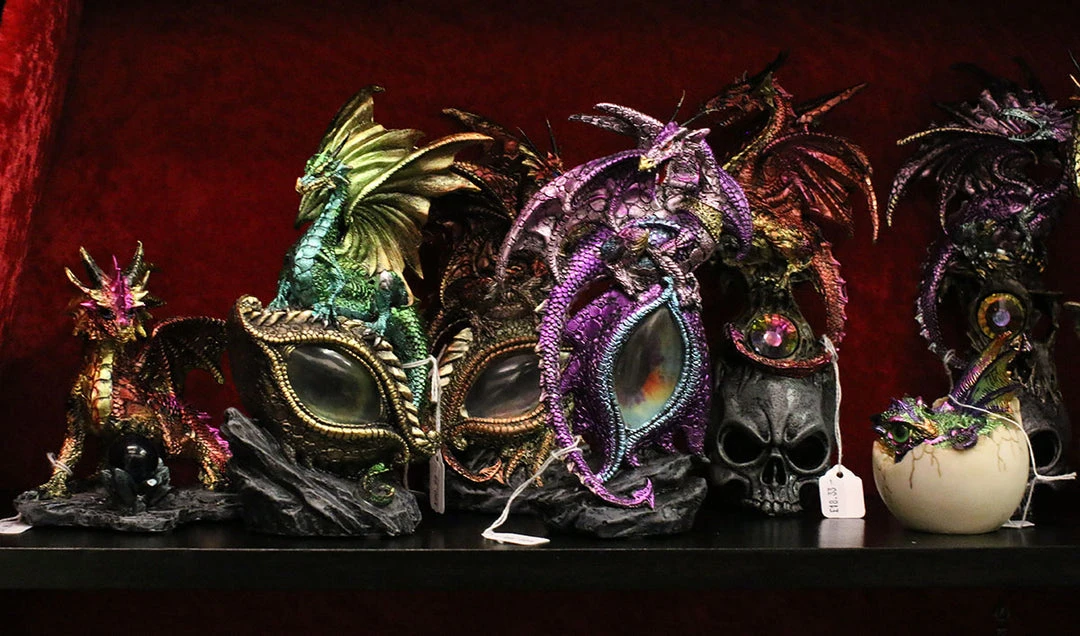 Puckator Purple Dragon Figurine On LED Dragon Eye 5 Puckator Purple Dragon Figurine On LED Dragon Eye